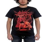 PHKVY Cattle Decapitation Matador Printed Tee Graphic T-Shirt Funny Shirt for Mens Black XL
