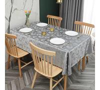 PHLCF Tovaglia Impermeabile 160 x 300 cm Tovaglia in PVC - Impermeabile, Facile da Pulire, Design Elegante, Perfetta per Le attività culinarie