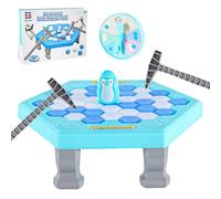 Phlognfy Gioco rompighiaccio a forma di pinguino, gioco di fuga con martello, gioco da tavolo, giocattolo per bambini dai 14 anni in su, per giocare in interni ed esterni
