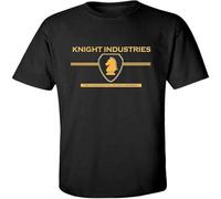 PHLXXYWMC Knight Industries Knight-Rider 80S TV Show T-Shirt Black