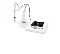 PHmetro da tavolo tre in uno | Tester da laboratorio pH/Temp/mV, analizzatore della qualità acqua con pH 0,01(PH100-EU Plug)