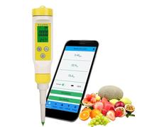 pHmetro per alimenti, pHmetro digitale per alimenti, penna ad alta precisione 0,05 con ATC, per fermentazione, lievito naturale, pane, formaggio, riso per sushi, salse, carne, produzione di yogurt