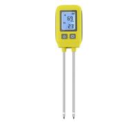 pHmetro per terreno Tester NPK for terreno con retroilluminazione LCD, rilevatore di 4 in 1, misuratore nutrienti for fertilizzanti for, analizzatore temperatura for serra