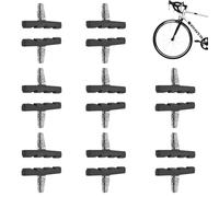 PHMING 16 Pezzi Pastiglie Freni Bici, Freni Bicicletta in Gomma, Pattini Freno Bici a V, Buona Dissipazione del Calore, per Mountain Bike e City Bike
