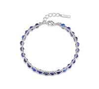 PHNIBIRD Bracciale Pietre Naturali Regolabile Lapislazzuli o Malachite Gioiello Minimalista Argento o Simile Oro Donna Regalo di Compleanno per Amica 17+3 cm