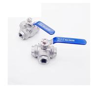 PHNOITPQ 1 pz. Sfera a Tre Vie in Acciaio Inossidabile 304 Tipo L Tipo T 1/4" 3/8" 1/2" 3/4" 1" DN8 DN10 DN15 DN20 DN25 Filettatura Femmina(T Type,DN15)