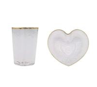 Phnom Penh Vetro Insalata Ciotola Dessert Piatto Di Frutta Creativo Trasparente Cuore Forma Colazione Ciotola Più Dimensioni Per Voi Da Scegliere (Tazza,Trasparente)