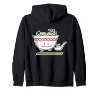 Pho Noodle Bowl Vietnam zuppa Cucchiaio Bacchette Felpa con Cappuccio