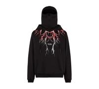 Phobia Archive - Lightning Balaclava Hoodie - - Sweatshirts & Hoodies - Uomo - Nero - S