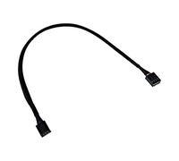 Phobya 0 4Pin PWM Male to Male 30cm - Black Cavi Cavi e adattatori per ventole