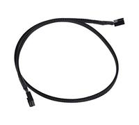 Phobya 0 4Pin PWM Male to Male 60cm - Black Cavi Cavi e adattatori per ventole