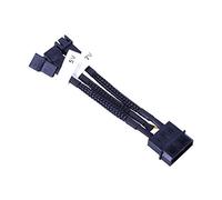 Phobya 0 Adapter 4Pin Molex to 3Pin 5V/7V/12V 10cm - Black Cavi Cavi e adattatori per ventole
