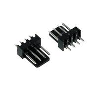 Phobya 0 Fan Power Connector 4Pin PWM Female - 2 PCS Black Cavi Connettori