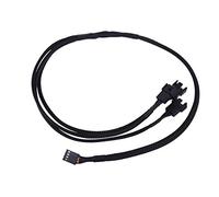 Phobya 0 Y-Cable 4Pin PWM to 3X 4Pin PWM 60cm - Black Cavi Cavi e adattatori per ventole
