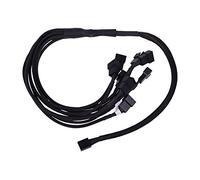 Phobya 0 Y-Cable 4Pin PWM to 9X 4Pin PWM 60cm - Black Cavi Cavi e adattatori per ventole