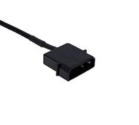 Phobya 0 Y-Cable for PWM Splitter 4Pin PWM to 4Pin PWM & 4Pin Molex 50cm - Black Cavi Cavi e adattatori per ventole