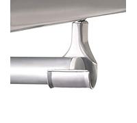 Phoenix 124221WE - Set di aste Appendiabiti, in Metallo, 3,2 x 64 x 7,4 cm, Colore: Bianco