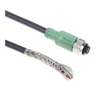 Phoenix 1522891 10 m Black, Grey Signal Cable - Signal Cables (10 m, m12, Black, Grey)