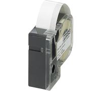PHOENIX 803934 - Etichetta in tessuto, bianco, senza etichetta, scrivibile, dimensioni del campo: infinito x 12 mm, 1 pezzo