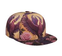 Phoenix and Rose - Cappello da baseball da viaggio, regolabile, cappello da sole unisex