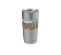Phoenix Arizona City State Pride Design vintage Bicchiere termico in acciaio inox doppia parete