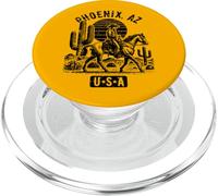 Phoenix Arizona USA Cowboy Horse Design stile vintage PopSockets PopGrip per MagSafe