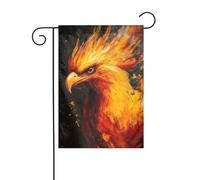 Phoenix - Bandiera da giardino, 30 x 45 cm, verticale, double face, decorazione per esterni