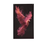 Phoenix Bird Rising Yard House Bandiere, 0,9 x 1,5 m Stagione Banner Auguri con Occhielli Interni Esterni Feste Decorazioni per la Casa