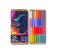 Phoenix Candle Company - Set di mini candele in cera d'api - 28 pezzi - arrotolate a mano - colori assortiti