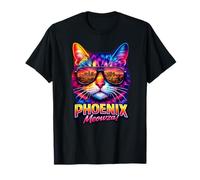 Phoenix Cat | Occhiali da Sole Sun Valley alla Moda Maglietta
