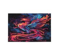 Phoenix Circondato da fiamme Puzzle Bellissimi Puzzle per Adulti 1000 Pezzi Puzzle per Famiglia 29,5 × 19,7 cm