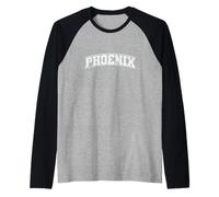 Phoenix City nello Stato dell'Arizona Maglia con Maniche Raglan