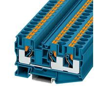 Phoenix contact 3208747 - Pt attraverso terminali bu 10 doppie, 50 pezzi,