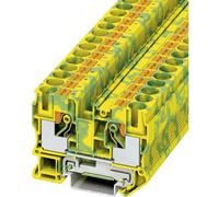 Phoenix Contact 3212131 Morsetto triplo di protezione 10.2 mm Rapido Verde, Gi