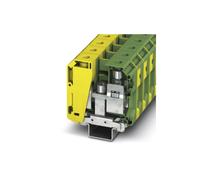 Phoenix Contact 3213141, Morsettiera per guida DIN Verde Giallo