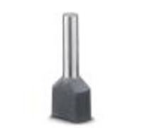 Phoenix Contact 3240669 Capocorda doppio 2.5 mm² Parzialmente isolato Grigio 1