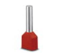 Phoenix Contact 3240679 Capocorda doppio 1 mm² Parzialmente isolato Rosso 100