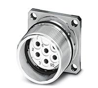PHOENIX CONTACT circa-06S1N8A2S00 - Connettore per dispositivi, attacco a vite anteriore, filettatura M23, 6 poli, femmina, 25 mm x 25 mm, codifica N, 23.000 g