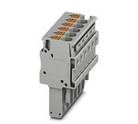PHOENIX CONTACT Confezione da 25 connettori PP-H 4/6, 800 V, 32 A, 6 poli, 0,2 mm² - 6 mm², sezione trasversale, colore: grigio