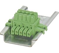 Connettore bus su guide portanti phoenix contact me 6.2 tbus 2 1.5/5 st 3.81 gn