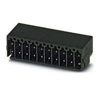 PHOENIX CONTACT DMC 0,5/9-G1-2,54 SMD R44 - Barra di base per circuiti, sezione nominale 0,5 mm², colore nero, numero di connettori 18, serie DMC 0,5/..-G1-SMD, dimensioni griglia 2,54 mm, 300 pezzi