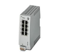 PHOENIX CONTACT FL NAT 2008 - Switch gestito NAT 2000, 8 porte RJ45 10/100 Mbit/s, classe di protezione IP20, PROFINET ConPerformance-Class A