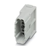 PHOENIX CONTACT HC-M-12-CT-M - Modulo di contatto con 12 poli, 12 contatti di controllo, penna, 250 V, 10 A, 0,14 mm²-2,5 mm², 5 pezzi, colore grigio chiaro