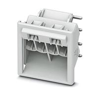 PHOENIX CONTACT ICC25-H/4R5,0-7035 - Barra di base per circuiti, sezione nominale 2,5 mm², grigio chiaro, numero di connettori 4, famiglia ICC..-H/..R5,0, dimensioni griglia 5 mm, 50 pezzi