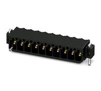 PHOENIX CONTACT MC 0,5/2-G-2,54 P20 THR R24 - Connettore per circuito stampato a sezione nominale 0,5 mm², 2 porte, serie MC 0,5/-G-THR, dimensioni griglia 2,54 mm, colore nero, 465 pezzi