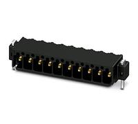 PHOENIX CONTACT MC 0,5/9-G-2,54 SMD R44 - Connettore per circuiti stampati, sezione nominale 0,5 mm², 9 porte, serie MC 0,5/..-G-SMD 2,54 mm, colore nero, 465 pezzi
