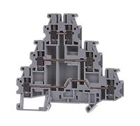 Phoenix Contact Morsettiera multistadio UT 2.5-3L con attacco a vite, 6 numeri di connessioni, AWG 26-12, sezione trasversale nominale 2,5 mm², grigia, 1 pezzo