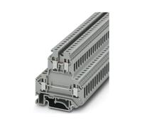 PHOENIX CONTACT Morsetto a due piani UKK 5, attacco a vite, sezione 0,2 mm² - 4 mm², 24-12 AWG, larghezza 6,2 mm, grigio, 1 pezzo