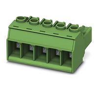 PHOENIX CONTACT PC 5/2-ST1-7,62 BD:1-2 Connettore per scheda conduttore, sezione nominale 6 mm², 2 porte, PC 5/..-ST1, famiglia di articoli, 7,62 mm, dimensione griglia 7,62 mm, colore verde, 50 pezzi