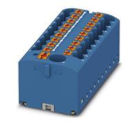PHOENIX CONTACT PTFIX 6/18X2,5-G BU - Blocco di distribuzione con morsetto, 450 V, 24 A, numero di porte 19, sezione 0,14 mm²-4 mm²